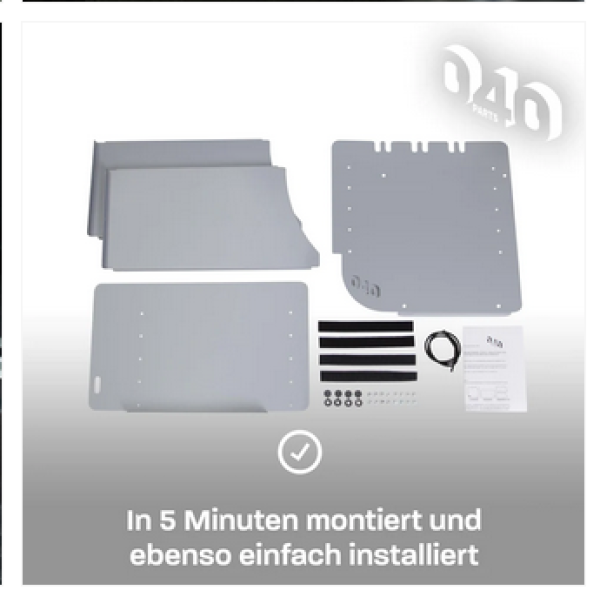 DIY Schuhregal für VW T5 / T6 / T6.1 Beifahrerseite